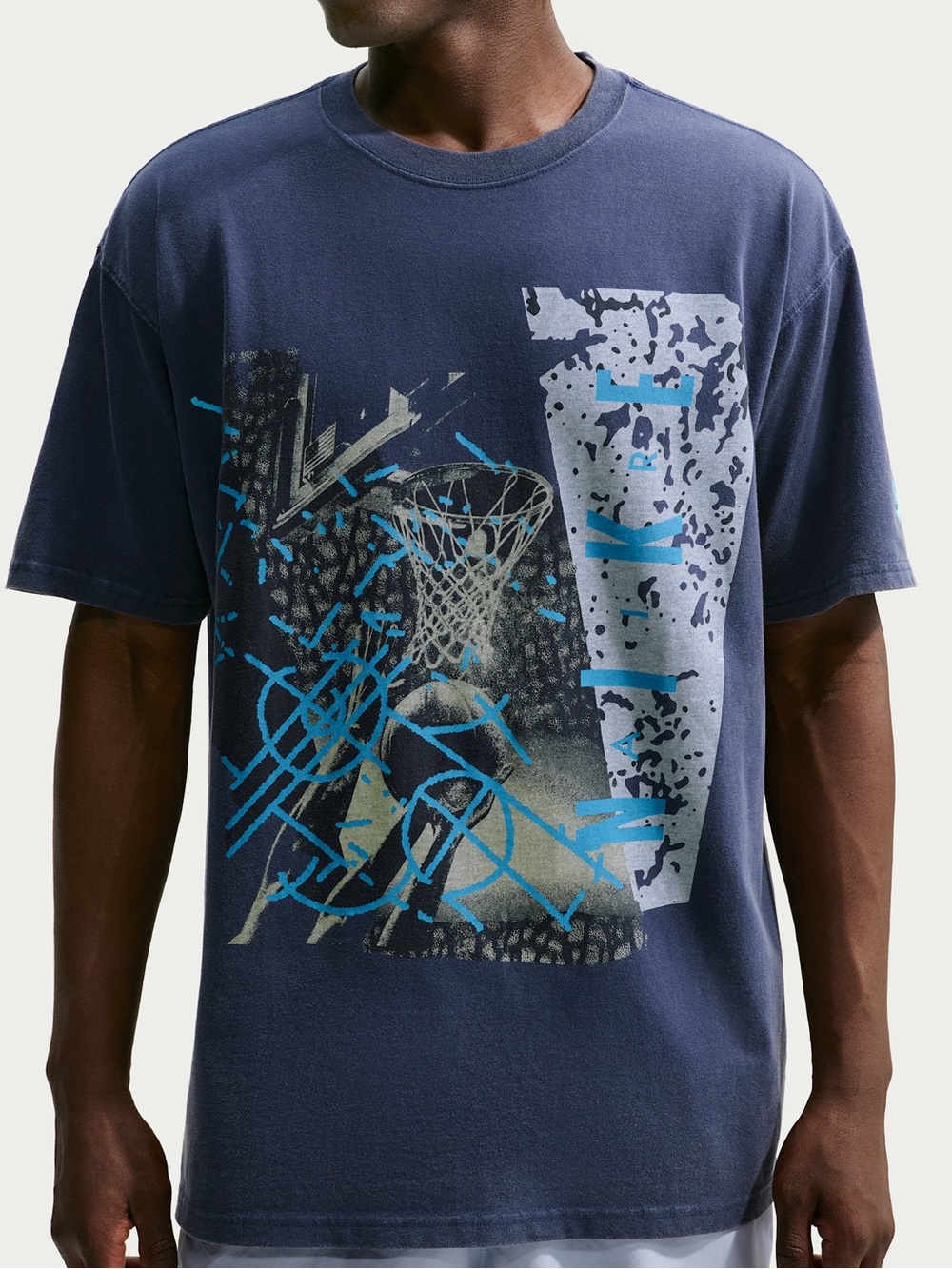 Sz various Sz med Nike
Men's Basketball T-shirt navy blue